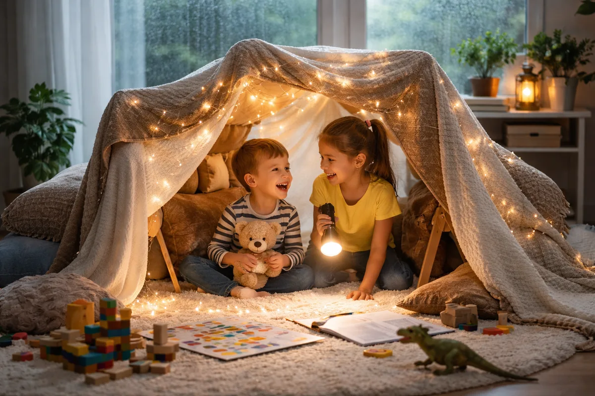 Activités pour enfants quand il pleut à la maison