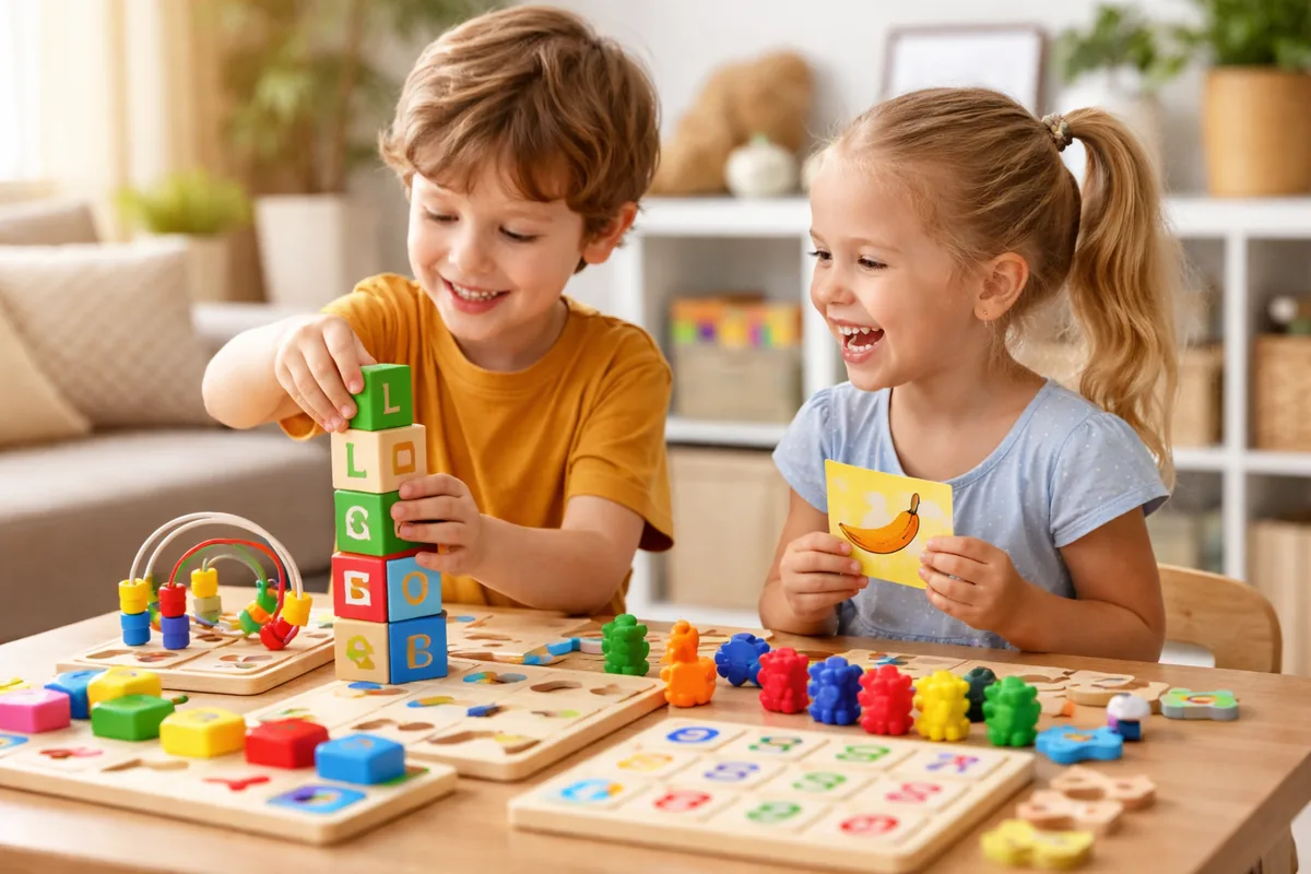 Jeux éducatifs pour enfants de 3 à 6 ans faciles à mettre en place