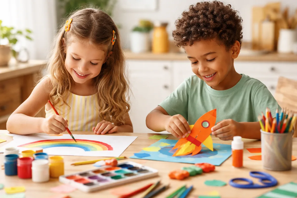 Comment développer la créativité chez les enfants facilement