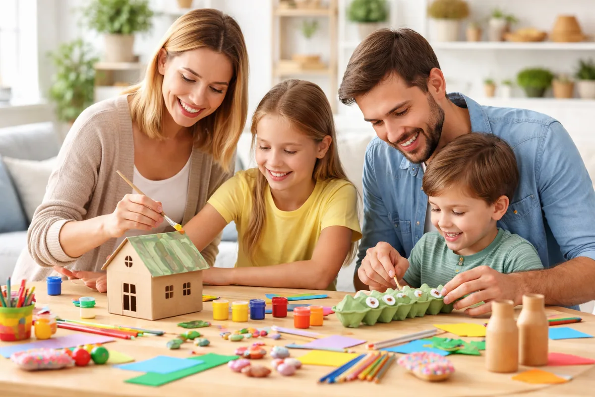 Idées de bricolage facile pour enfants à faire en famille