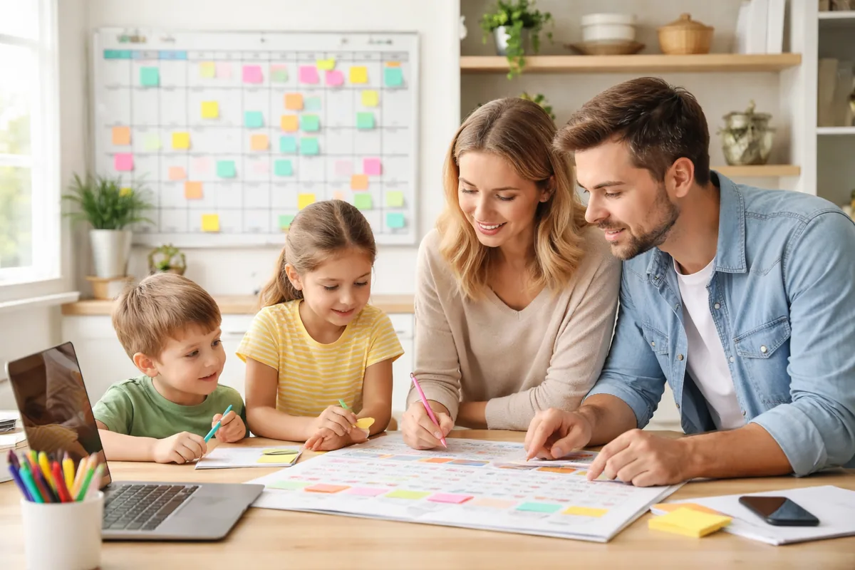Comment créer un emploi du temps familial efficace pour toute l'année
