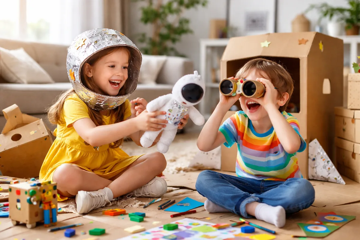 Jeux simples pour stimuler l’imagination des enfants