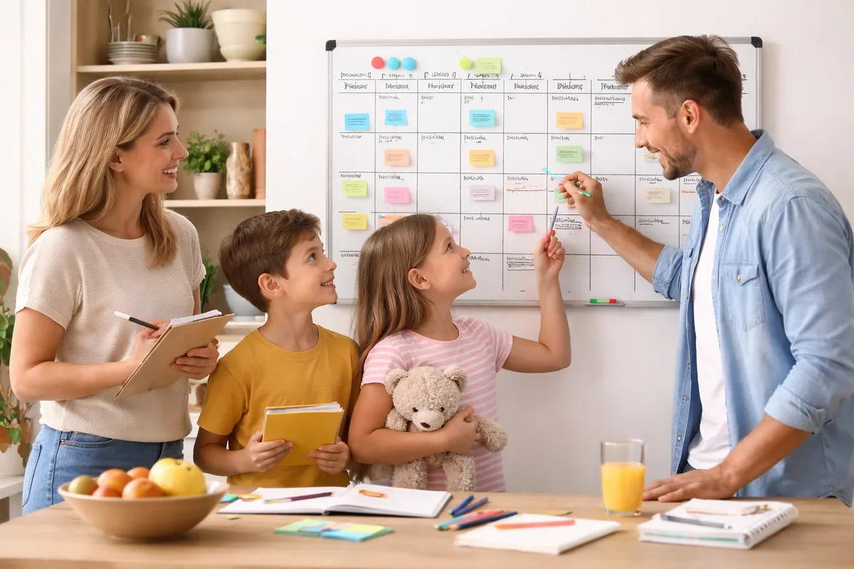 Comment créer une routine familiale efficace pour tous les membres